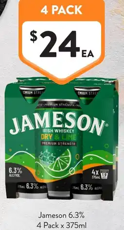 Foodworks Jameson 6.3% offer