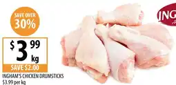 Supabarn Ingham's chicken drumsticks offer