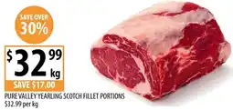 Supabarn Pure valley yearling scotch fillet portions offer