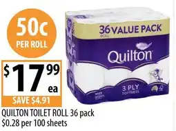 Supabarn Quilton toilet roll offer