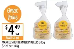 Supabarn Marcel's buttermilk pikelets offer