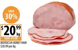 Supabarn Bertocchi honey ham offer