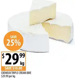 Supabarn Cremeux triple cream brie offer