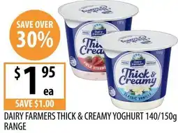 Supabarn Dairy farmers thick & creamy yoghurt offer