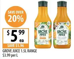 Supabarn Grove juice offer