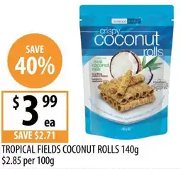 Supabarn Tropical fields coconut rolls offer