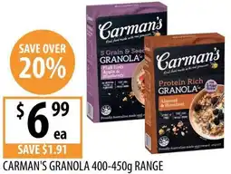 Supabarn CARMAN'S GRANOLA offer