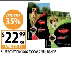Supabarn Supercoat dry dog food offer