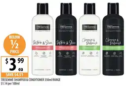 Supabarn Tresemme shampoo & conditioner offer