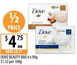 Supabarn Dove beauty bar offer