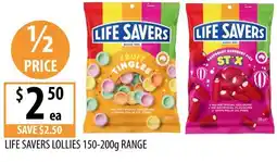 Supabarn Life savers lollies offer