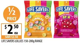 Supabarn Life savers lollies offer