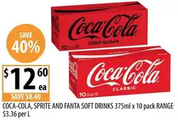 Supabarn Coca-cola, sprite and fanta soft drinks offer
