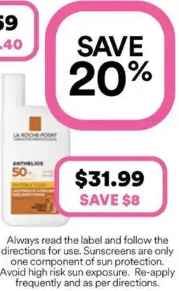 Priceline La Roche Posay Anthelios Invisible Fluid SPF 50+ offer