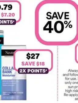 Priceline Neutrogena® Collagen Bank Moisturiser offer