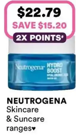 Priceline Neutrogena® Hydro Boost Hyaluronic Acid Nourishing Face Cream offer