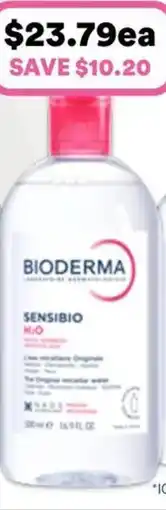 Priceline Bioderma Sensibio H2O Soothing Micellar Water Cleanser offer