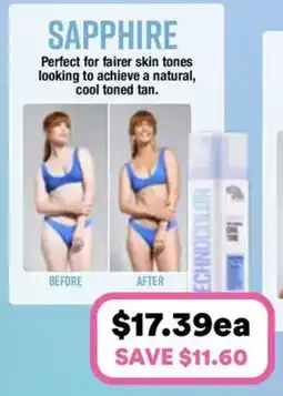 Priceline Bondi Sands Technocolor Sapphire 1 Hour Express Self Tanning Foam offer