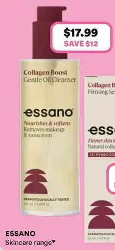 Priceline Essano Collagen Boost Gentle Oil Cleanser offer