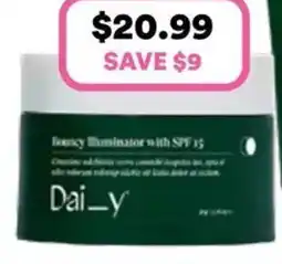 Priceline Daily skincare bouncy illuminator with spf15 offer