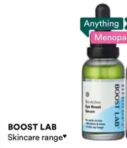 Priceline Boost lab bio active eye reset serum offer