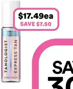 Priceline Tanologist clear express medium self tan mousse offer