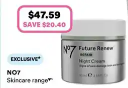 Priceline No7 Future Renew Night Cream offer