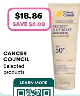 Priceline Cancer council protect & hydrate sunscreen coconut fragrance spf50 offer