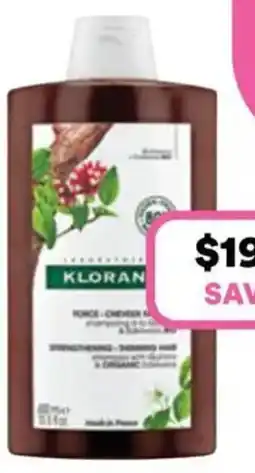 Priceline Klorane Quinine & Organic Edelweiss Shampoo offer