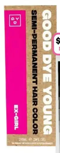 Priceline Good dye young semi permanent hair colour ex girl offer