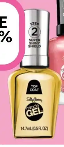 Priceline Sally Hansen Miracle Gel Top Coat Super Shiny Shield offer