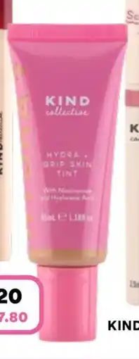 Priceline Kind collective hydra grip skin tint light warm offer