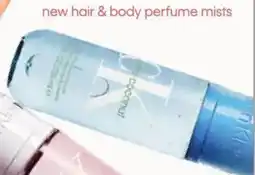 Priceline Calvin klein ck silky coconut hair & body perfume mist offer