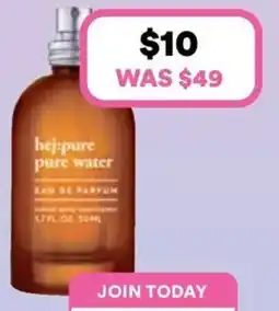 Priceline Hej pure water edp offer