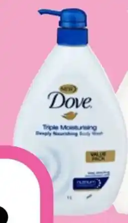 Priceline Dove Triple Hydrate Body Wash offer