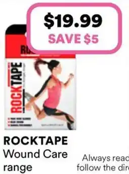Priceline ROCKTAPE Premium Kinesiology Tape Black offer