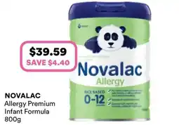 Priceline Novalac Allergy Premium Infant Formula offer