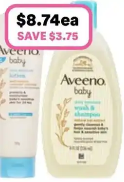 Priceline Aveeno Baby Daily Moisture Wash & Shampoo offer