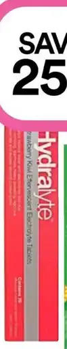 Priceline Hydralyte Strawberry Kiwi Flavoured Electrolyte offer