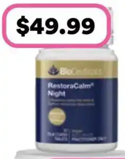 Priceline BIOCEUTICALS RestoraCalm Night offer