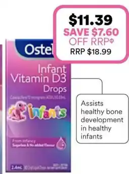 Priceline Ostelin Infant Vitamin D3 Drops offer