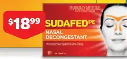 Priceline Sudafed PE Nasal Decongestant offer