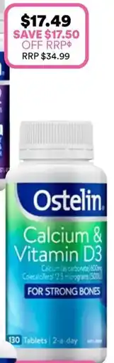 Priceline Ostelin Calcium & Vitamin D3 offer