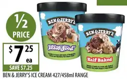 Supabarn Ben & jerry's ice cream offer