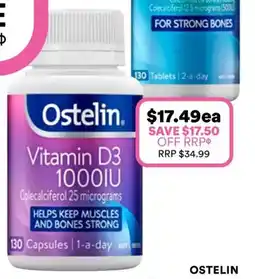 Priceline Ostelin Vitamin D3 1000IU offer