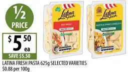 Supabarn Latina fresh pasta offer