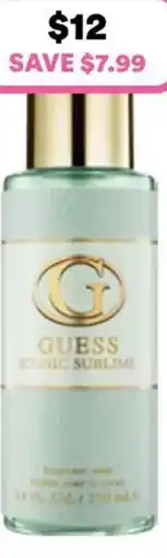 Priceline Guess iconic sublime body mist offer