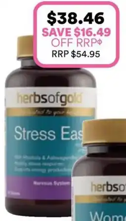 Priceline herbsofgold Stress Eas offer
