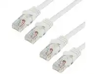 Officeworks CAT 5e Cable 2m Twin Pack White offer