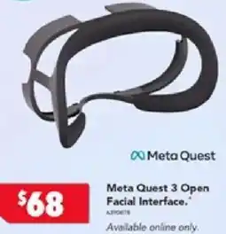 Harvey Norman Meta Quest 3 Open Facial Interface offer
